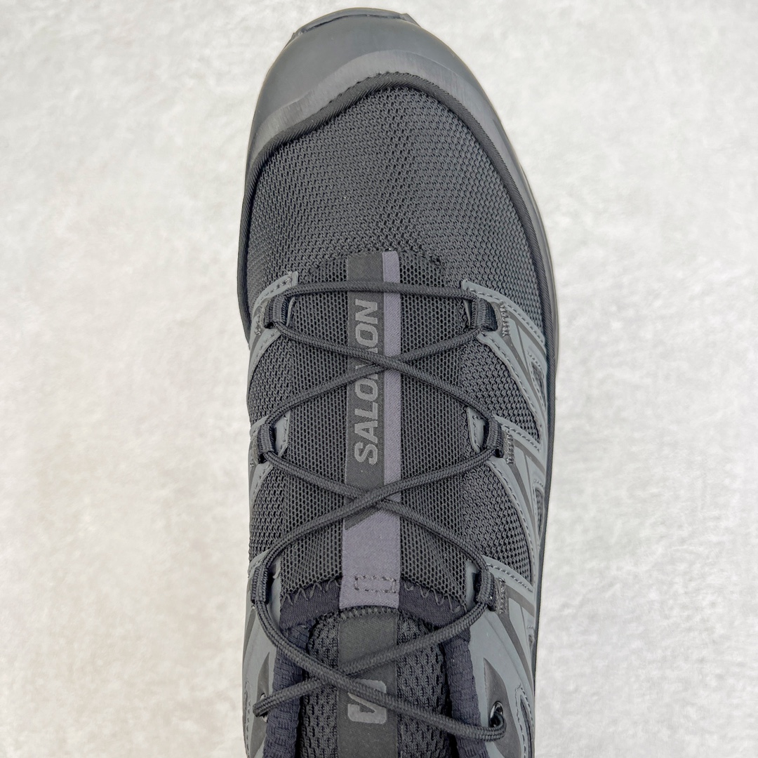 图片[4]-＃绿X Salomon XT-6 萨洛蒙复古潮流户外机能登山跑鞋 纯黑 417413 纯原外贸平台特供订单 耗时半年巨作 全套原纸板楦头开发 原厂特供网布配套加持 确保原汁原味 完美呈现版型 原档数据独家私模五层组合大底 男女鞋同步官方开发至46.5 原装Ortholite轻量化鞋垫 中底布带钢印编号 原厂TPU锁扣 进口港宝加持 后跟自然饱满 还原公司包裹性 鞋面以“锯齿”状的包裹系统呈现 在基色底之下加入了各种色点缀 将公司的最新技术和时尚前卫的造型融入耐用的长跑款式中 鞋面由 TPU 薄膜制成 并焊接在高耐磨网眼上 使其既时尚又坚固 由 ACS底盘支撑 可增强稳定性和支撑力 以及由橡胶凸耳 Contragrip外底覆盖的 EVA 缓冲中底 旨在应对崎岖的地形 鞋舌上的彩色Salomon 标签、Quicklace 系统以及鞋头、鞋舌和鞋跟上的附加品牌使细节更加完美 让穿着者可以轻松驾驭户外与通勤下的任何运动生活场景 无缝鞋身户外随意纵横 颜值与脚感兼备 出街通勤 绝对非常吸睛 你值得拥有 尺码：36 36.5 37.5 38 38.5 39 40 40.5 41 42 42.5 43 44 44.5 45 46 46.5 注意：偏小1码-选品中心