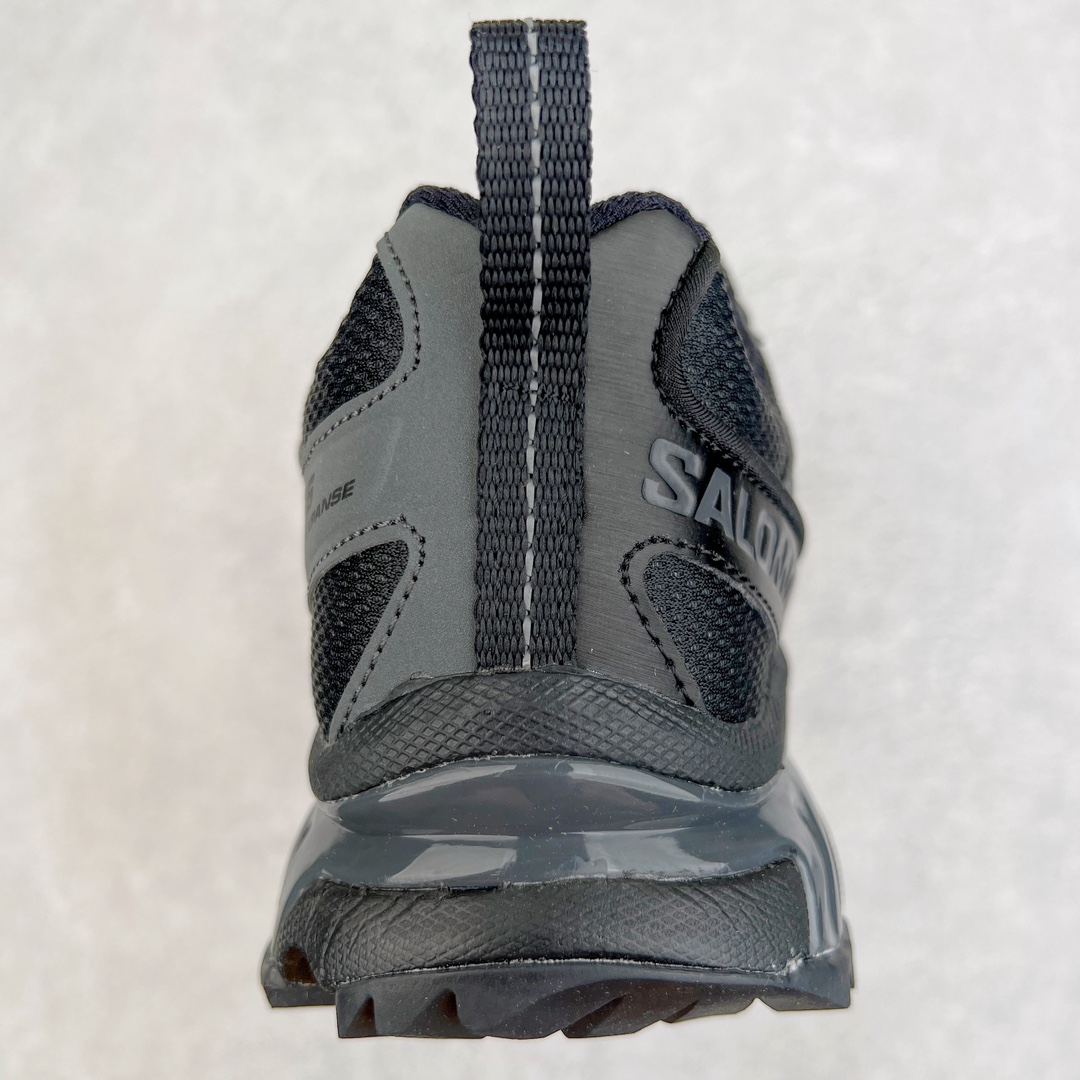 图片[8]-＃绿X Salomon XT-6 萨洛蒙复古潮流户外机能登山跑鞋 纯黑 417413 纯原外贸平台特供订单 耗时半年巨作 全套原纸板楦头开发 原厂特供网布配套加持 确保原汁原味 完美呈现版型 原档数据独家私模五层组合大底 男女鞋同步官方开发至46.5 原装Ortholite轻量化鞋垫 中底布带钢印编号 原厂TPU锁扣 进口港宝加持 后跟自然饱满 还原公司包裹性 鞋面以“锯齿”状的包裹系统呈现 在基色底之下加入了各种色点缀 将公司的最新技术和时尚前卫的造型融入耐用的长跑款式中 鞋面由 TPU 薄膜制成 并焊接在高耐磨网眼上 使其既时尚又坚固 由 ACS底盘支撑 可增强稳定性和支撑力 以及由橡胶凸耳 Contragrip外底覆盖的 EVA 缓冲中底 旨在应对崎岖的地形 鞋舌上的彩色Salomon 标签、Quicklace 系统以及鞋头、鞋舌和鞋跟上的附加品牌使细节更加完美 让穿着者可以轻松驾驭户外与通勤下的任何运动生活场景 无缝鞋身户外随意纵横 颜值与脚感兼备 出街通勤 绝对非常吸睛 你值得拥有 尺码：36 36.5 37.5 38 38.5 39 40 40.5 41 42 42.5 43 44 44.5 45 46 46.5 注意：偏小1码-选品中心