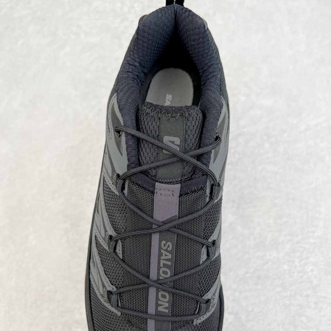 图片[5]-＃绿X Salomon XT-6 萨洛蒙复古潮流户外机能登山跑鞋 纯黑 417413 纯原外贸平台特供订单 耗时半年巨作 全套原纸板楦头开发 原厂特供网布配套加持 确保原汁原味 完美呈现版型 原档数据独家私模五层组合大底 男女鞋同步官方开发至46.5 原装Ortholite轻量化鞋垫 中底布带钢印编号 原厂TPU锁扣 进口港宝加持 后跟自然饱满 还原公司包裹性 鞋面以“锯齿”状的包裹系统呈现 在基色底之下加入了各种色点缀 将公司的最新技术和时尚前卫的造型融入耐用的长跑款式中 鞋面由 TPU 薄膜制成 并焊接在高耐磨网眼上 使其既时尚又坚固 由 ACS底盘支撑 可增强稳定性和支撑力 以及由橡胶凸耳 Contragrip外底覆盖的 EVA 缓冲中底 旨在应对崎岖的地形 鞋舌上的彩色Salomon 标签、Quicklace 系统以及鞋头、鞋舌和鞋跟上的附加品牌使细节更加完美 让穿着者可以轻松驾驭户外与通勤下的任何运动生活场景 无缝鞋身户外随意纵横 颜值与脚感兼备 出街通勤 绝对非常吸睛 你值得拥有 尺码：36 36.5 37.5 38 38.5 39 40 40.5 41 42 42.5 43 44 44.5 45 46 46.5 注意：偏小1码-选品中心