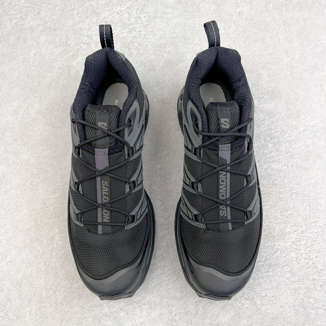 图片[2]-＃绿X Salomon XT-6 萨洛蒙复古潮流户外机能登山跑鞋 纯黑 417413 纯原外贸平台特供订单 耗时半年巨作 全套原纸板楦头开发 原厂特供网布配套加持 确保原汁原味 完美呈现版型 原档数据独家私模五层组合大底 男女鞋同步官方开发至46.5 原装Ortholite轻量化鞋垫 中底布带钢印编号 原厂TPU锁扣 进口港宝加持 后跟自然饱满 还原公司包裹性 鞋面以“锯齿”状的包裹系统呈现 在基色底之下加入了各种色点缀 将公司的最新技术和时尚前卫的造型融入耐用的长跑款式中 鞋面由 TPU 薄膜制成 并焊接在高耐磨网眼上 使其既时尚又坚固 由 ACS底盘支撑 可增强稳定性和支撑力 以及由橡胶凸耳 Contragrip外底覆盖的 EVA 缓冲中底 旨在应对崎岖的地形 鞋舌上的彩色Salomon 标签、Quicklace 系统以及鞋头、鞋舌和鞋跟上的附加品牌使细节更加完美 让穿着者可以轻松驾驭户外与通勤下的任何运动生活场景 无缝鞋身户外随意纵横 颜值与脚感兼备 出街通勤 绝对非常吸睛 你值得拥有 尺码：36 36.5 37.5 38 38.5 39 40 40.5 41 42 42.5 43 44 44.5 45 46 46.5 注意：偏小1码-选品中心