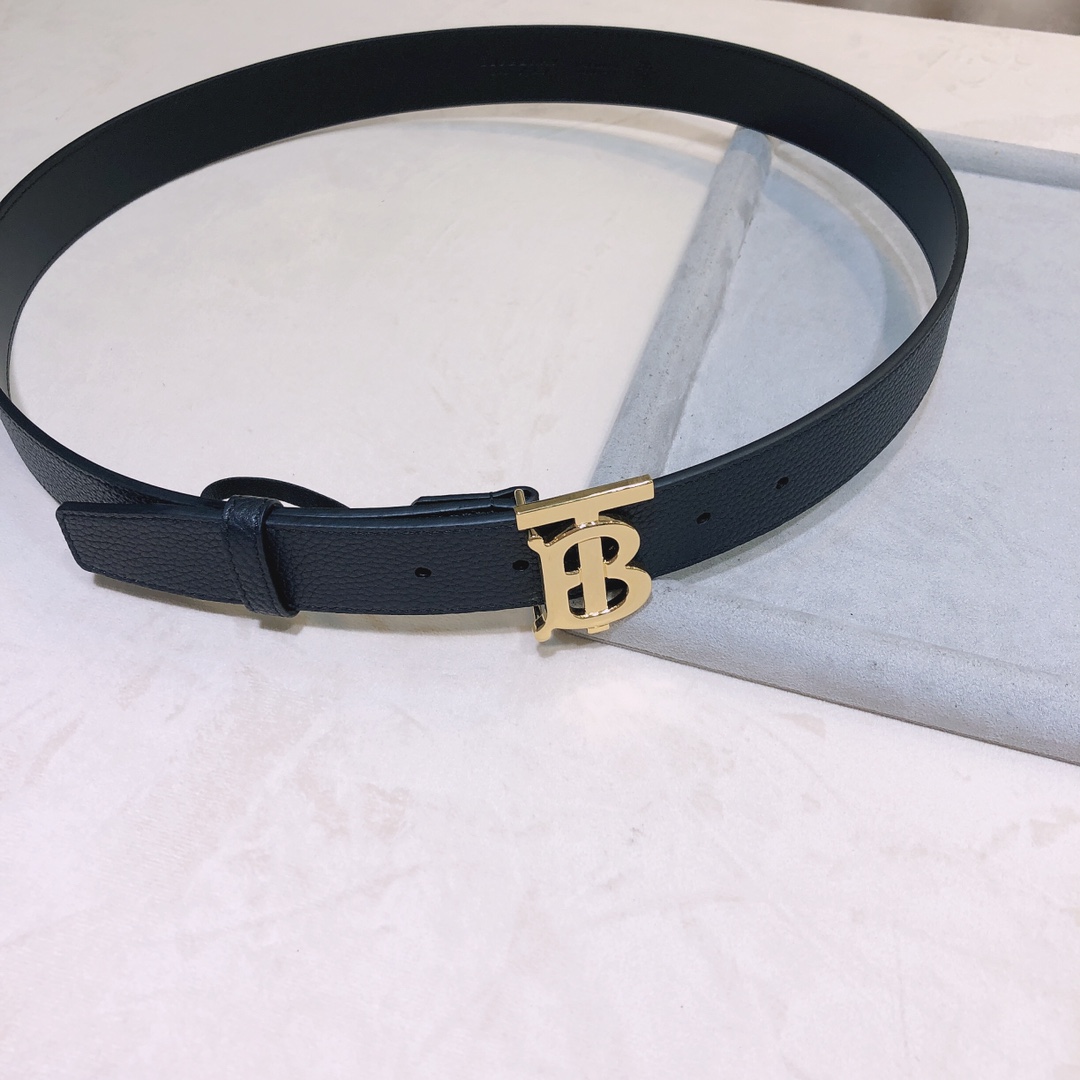 巴博莉TB标简单低调进口牛皮材质触感