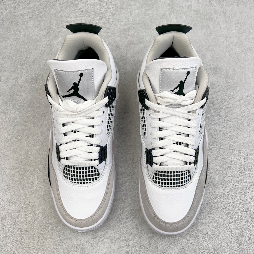 图片[2]-零售💰210 ＃VT 福利回馈‼Air Jordan AJ4 Retro 小白水泥 DH6927-111 口碑大厂出品 原纸板楦头开发 定制优质皮料 完美鞋型匹配公司货 正确TPU鞋舌锁扣 最新原厂底模 大底卡色咬花完美 鞋柜必备鞋款 终端现货供应 尺码：40 40.5 41 42 42.5 43 44 44.5 45 46 47.5 编码：by2936010-运动鞋