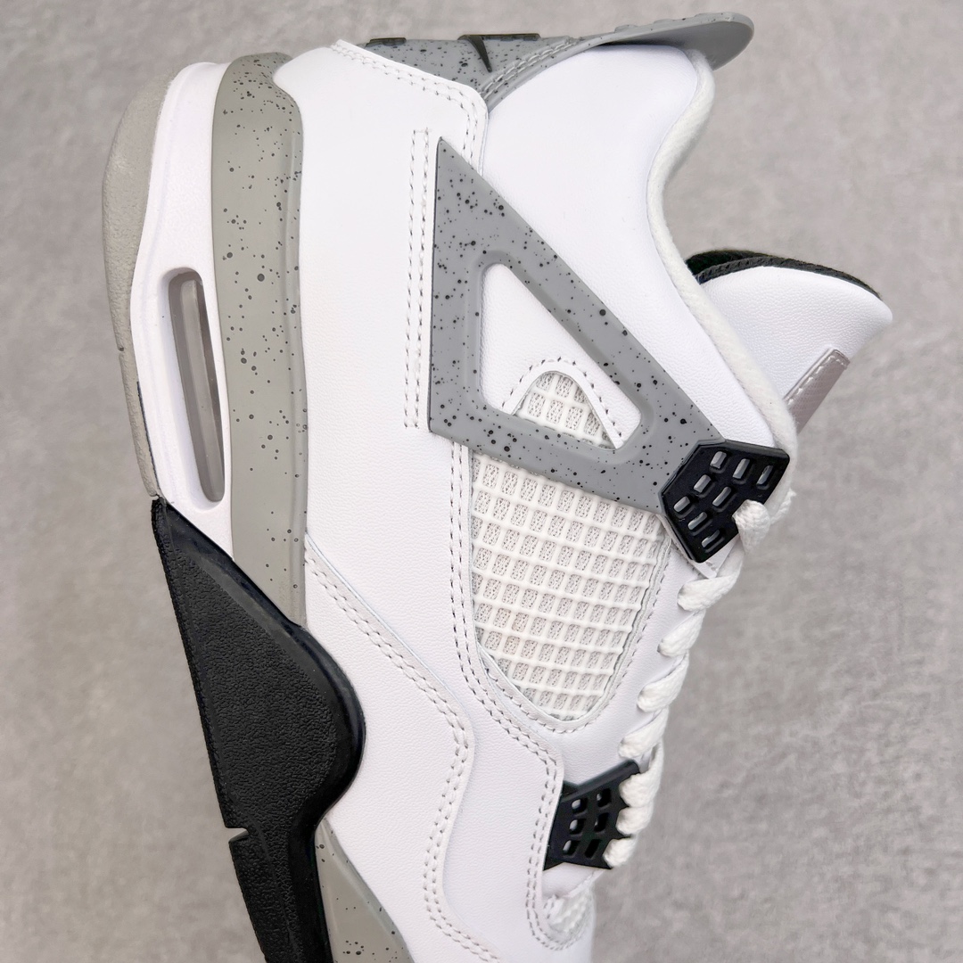 图片[6]-零售💰210 ＃VT 福利回馈‼Air Jordan AJ4 Retro 白水泥 840606-190 口碑大厂出品 原纸板楦头开发 定制优质皮料 完美鞋型匹配公司货 正确TPU鞋舌锁扣 最新原厂底模 大底卡色咬花完美 鞋柜必备鞋款 终端现货供应 尺码：40 40.5 41 42 42.5 43 44 44.5 45 46 47.5 编码：by2936010-运动鞋