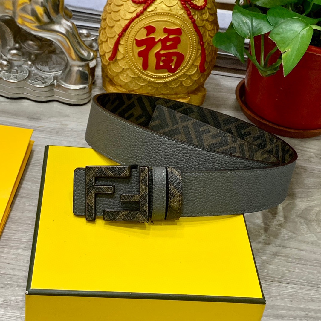 FENDI芬迪专柜同款宽4.0CM双