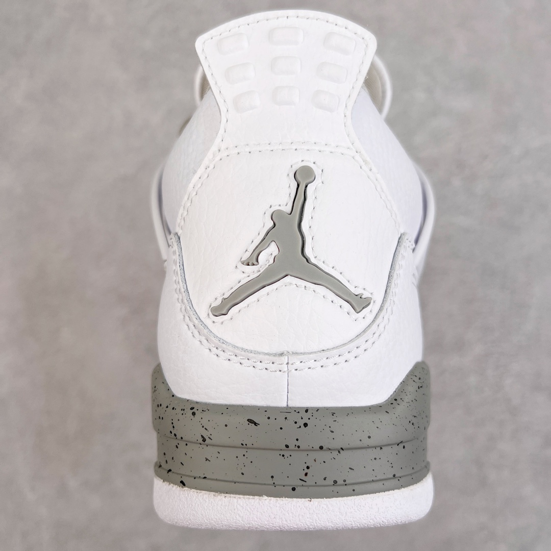 图片[8]-零售💰210 ＃VT 福利回馈‼Air Jordan AJ4 Retro 白灰奥利奥 CT8527-100 口碑大厂出品 原纸板楦头开发 定制优质皮料 完美鞋型匹配公司货 正确TPU鞋舌锁扣 最新原厂底模 大底卡色咬花完美 鞋柜必备鞋款 终端现货供应 尺码：40 40.5 41 42 42.5 43 44 44.5 45 46 47.5 编码：by2936010-运动鞋