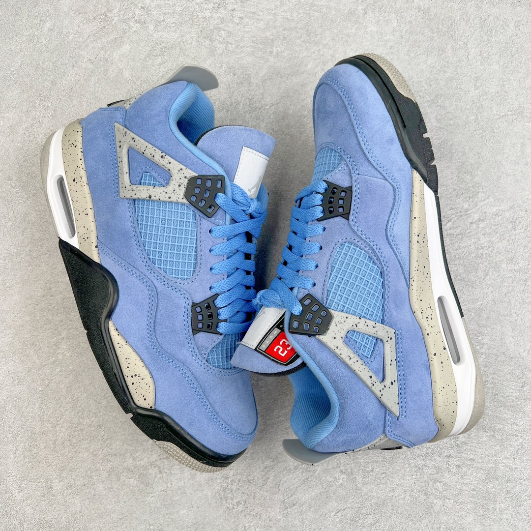 图片[3]-零售💰210 ＃VT 福利回馈‼Air Jordan AJ4 Retro SE \”University Blue\”大学蓝 CT8527-400 口碑大厂出品 原纸板楦头开发 定制优质皮料 完美鞋型匹配公司货 正确TPU鞋舌锁扣 最新原厂底模 大底卡色咬花完美 鞋柜必备鞋款 终端现货供应 尺码：40 40.5 41 42 42.5 43 44 44.5 45 46 47.5 编码：by2936010-运动鞋