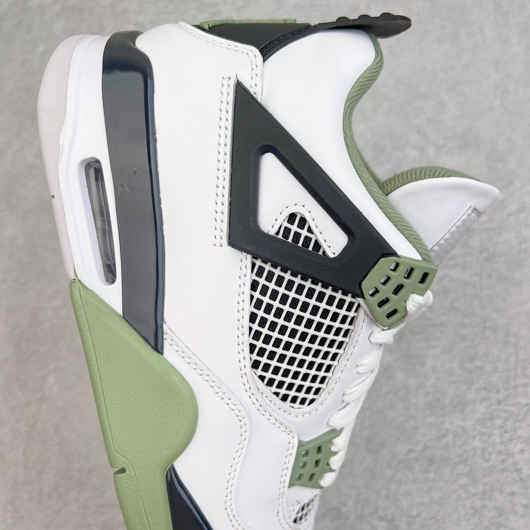 图片[6]-零售💰210 ＃VT 福利回馈‼Air Jordan AJ4 Retro 海沫绿 AQ9129-103 口碑大厂出品 原纸板楦头开发 定制优质皮料 完美鞋型匹配公司货 正确TPU鞋舌锁扣 最新原厂底模 大底卡色咬花完美 鞋柜必备鞋款 终端现货供应 尺码：40 40.5 41 42 42.5 43 44 44.5 45 46 47.5 编码：by2936010-运动鞋