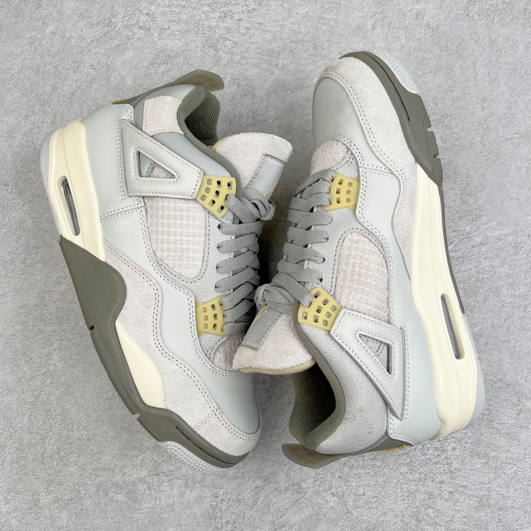 图片[3]-零售💰210 ＃VT 福利回馈‼Air Jordan AJ4 SE \”Craft\” 兔年限定灰兔子 DV3742-021 口碑大厂出品 原纸板楦头开发 定制优质皮料 完美鞋型匹配公司货 正确TPU鞋舌锁扣 最新原厂底模 大底卡色咬花完美 鞋柜必备鞋款 终端现货供应 尺码：40 40.5 41 42 42.5 43 44 44.5 45 46 47.5 编码：by2936010-运动鞋