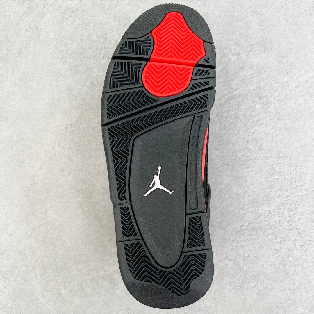 图片[9]-零售💰210 ＃VT 福利回馈‼Air Jordan AJ4 Retro \”Red Thunder\” 黑红雷电 CT8527-016 口碑大厂出品 原纸板楦头开发 定制优质皮料 完美鞋型匹配公司货 正确TPU鞋舌锁扣 最新原厂底模 大底卡色咬花完美 鞋柜必备鞋款 终端现货供应 尺码：40 40.5 41 42 42.5 43 44 44.5 45 46 47.5 编码：by2936010-运动鞋