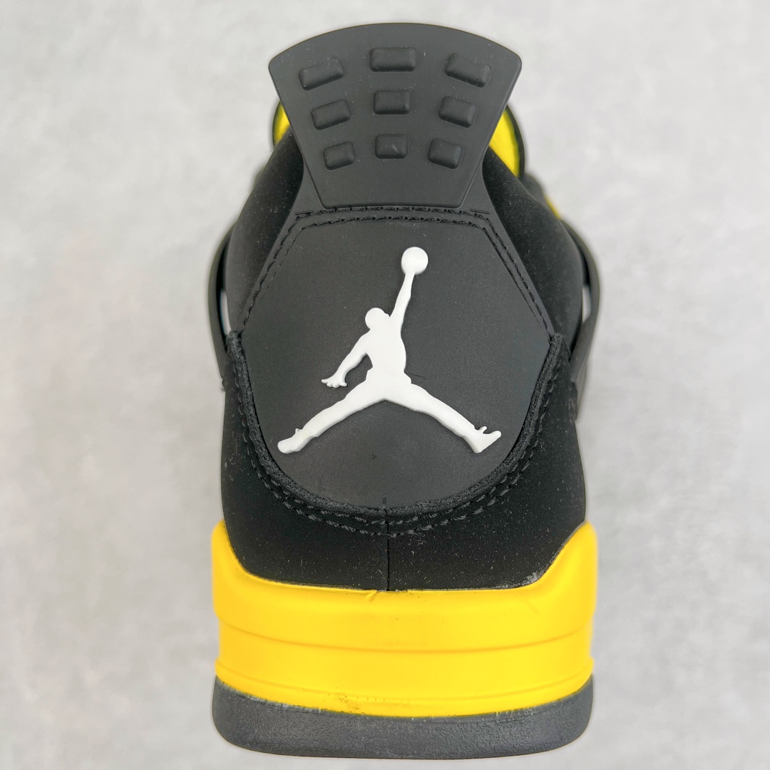 图片[8]-零售💰210 ＃VT 福利回馈‼Air Jordan AJ4 Retro 黑黄雷公 DH6927-017 口碑大厂出品 原纸板楦头开发 定制优质皮料 完美鞋型匹配公司货 正确TPU鞋舌锁扣 最新原厂底模 大底卡色咬花完美 鞋柜必备鞋款 终端现货供应 尺码：40 40.5 41 42 42.5 43 44 44.5 45 46 47.5 编码：by2936010-运动鞋