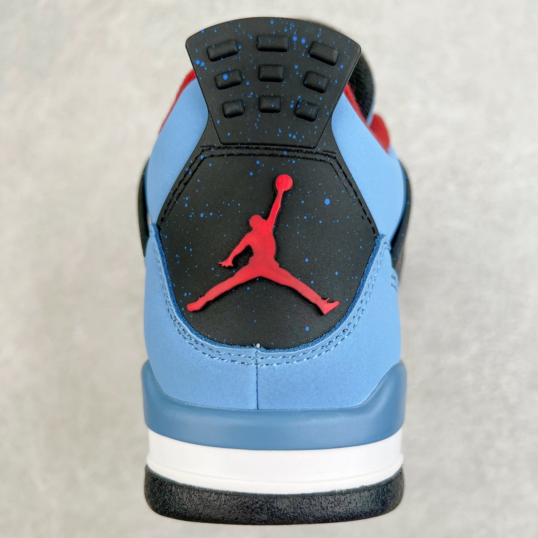 图片[8]-零售💰210 ＃VT 福利回馈‼Travis Scott x Air Jordan AJ4 TS联名冰蓝 308497-406 口碑大厂出品 原纸板楦头开发 定制优质皮料 完美鞋型匹配公司货 正确TPU鞋舌锁扣 最新原厂底模 大底卡色咬花完美 鞋柜必备鞋款 终端现货供应 尺码：40 40.5 41 42 42.5 43 44 44.5 45 46 47.5 编码：by2936010-运动鞋