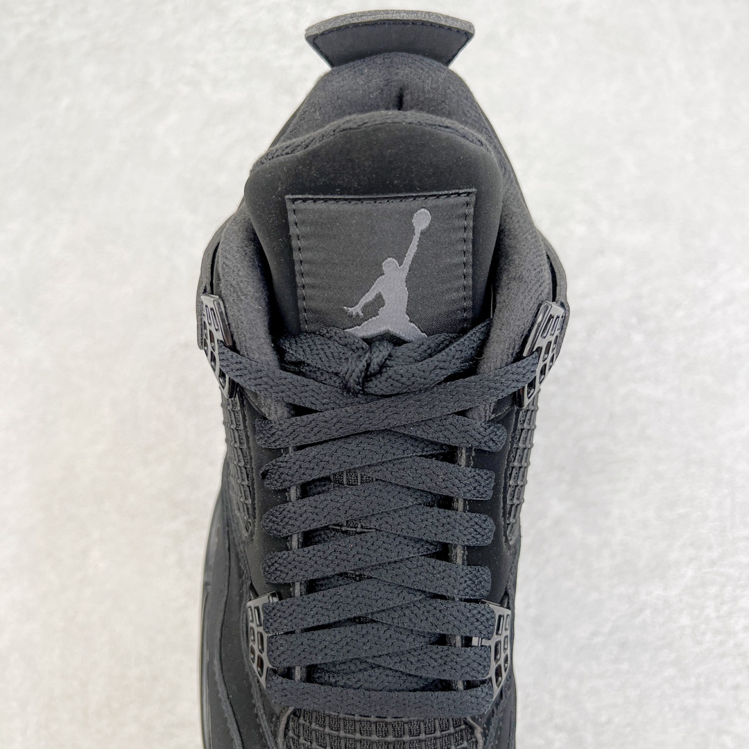 图片[5]-零售💰210 ＃VT 福利回馈‼Air Jordan AJ4 Retro 黑猫 CU1110-010 口碑大厂出品 原纸板楦头开发 定制优质皮料 完美鞋型匹配公司货 正确TPU鞋舌锁扣 最新原厂底模 大底卡色咬花完美 鞋柜必备鞋款 终端现货供应 尺码：40 40.5 41 42 42.5 43 44 44.5 45 46 47.5 编码：by2936010-运动鞋