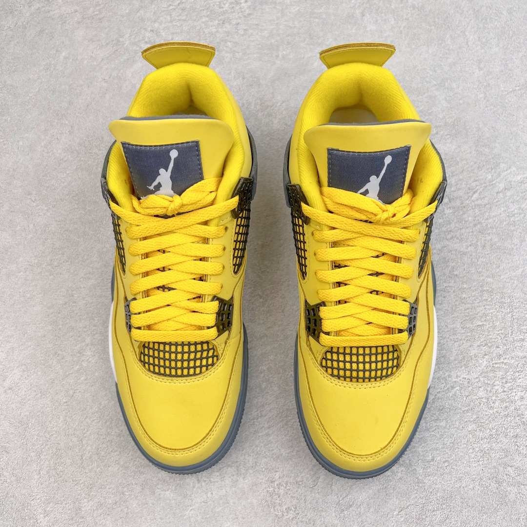 图片[2]-零售💰210 ＃VT 福利回馈‼Air Jordan AJ4 Retro 黑黄电母 CT8527-700 口碑大厂出品 原纸板楦头开发 定制优质皮料 完美鞋型匹配公司货 正确TPU鞋舌锁扣 最新原厂底模 大底卡色咬花完美 鞋柜必备鞋款 终端现货供应 尺码：40 40.5 41 42 42.5 43 44 44.5 45 46 47.5 编码：by2936010-运动鞋