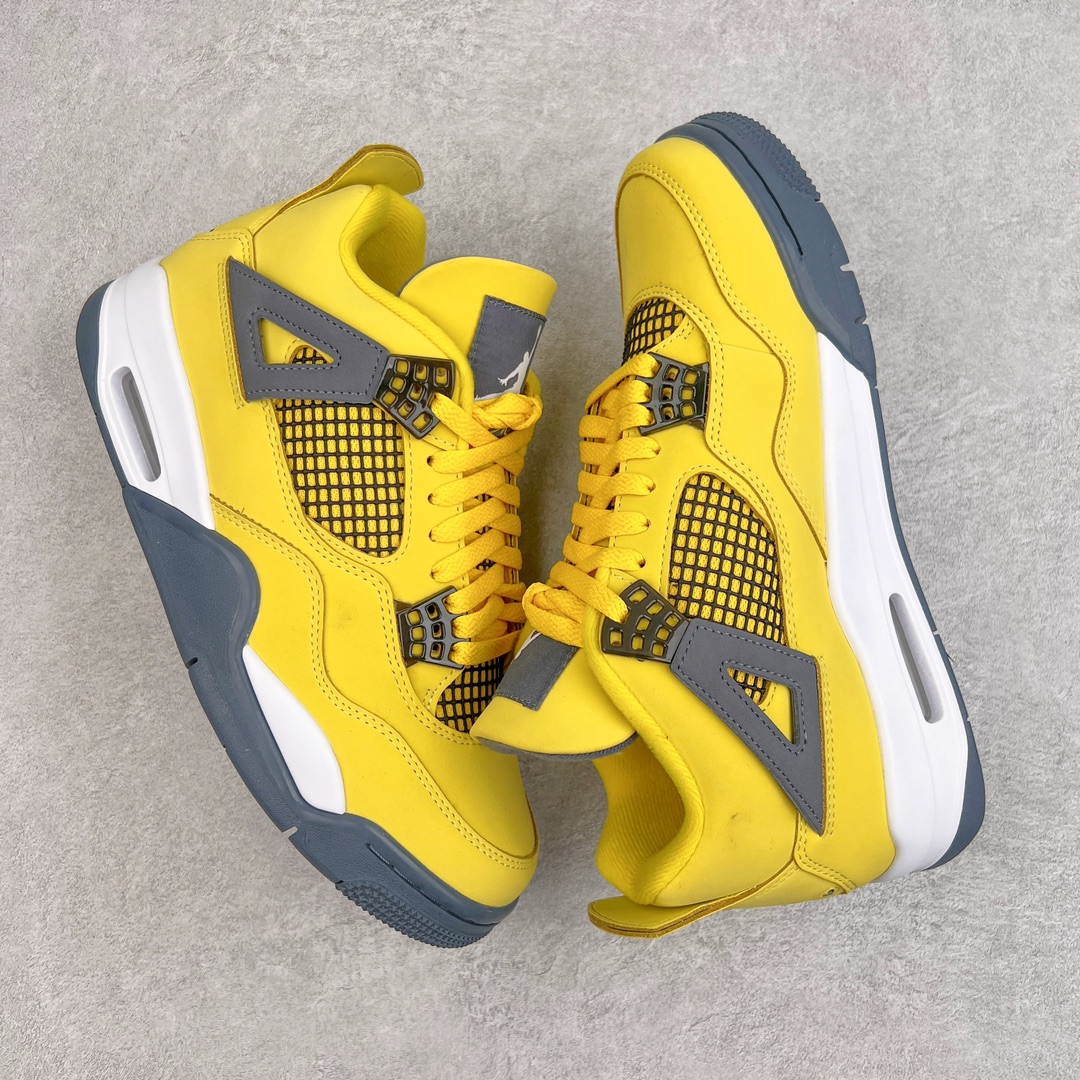 图片[3]-零售💰210 ＃VT 福利回馈‼Air Jordan AJ4 Retro 黑黄电母 CT8527-700 口碑大厂出品 原纸板楦头开发 定制优质皮料 完美鞋型匹配公司货 正确TPU鞋舌锁扣 最新原厂底模 大底卡色咬花完美 鞋柜必备鞋款 终端现货供应 尺码：40 40.5 41 42 42.5 43 44 44.5 45 46 47.5 编码：by2936010-运动鞋