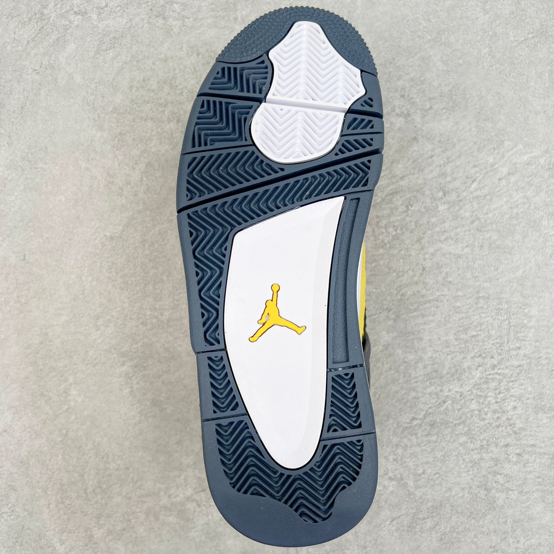 图片[9]-零售💰210 ＃VT 福利回馈‼Air Jordan AJ4 Retro 黑黄电母 CT8527-700 口碑大厂出品 原纸板楦头开发 定制优质皮料 完美鞋型匹配公司货 正确TPU鞋舌锁扣 最新原厂底模 大底卡色咬花完美 鞋柜必备鞋款 终端现货供应 尺码：40 40.5 41 42 42.5 43 44 44.5 45 46 47.5 编码：by2936010-运动鞋