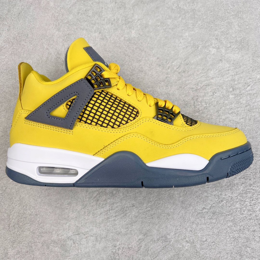 零售💰210 ＃VT 福利回馈‼Air Jordan AJ4 Retro 黑黄电母 CT8527-700 口碑大厂出品 原纸板楦头开发 定制优质皮料 完美鞋型匹配公司货 正确TPU鞋舌锁扣 最新原厂底模 大底卡色咬花完美 鞋柜必备鞋款 终端现货供应 尺码：40 40.5 41 42 42.5 43 44 44.5 45 46 47.5 编码：by2936010-运动鞋