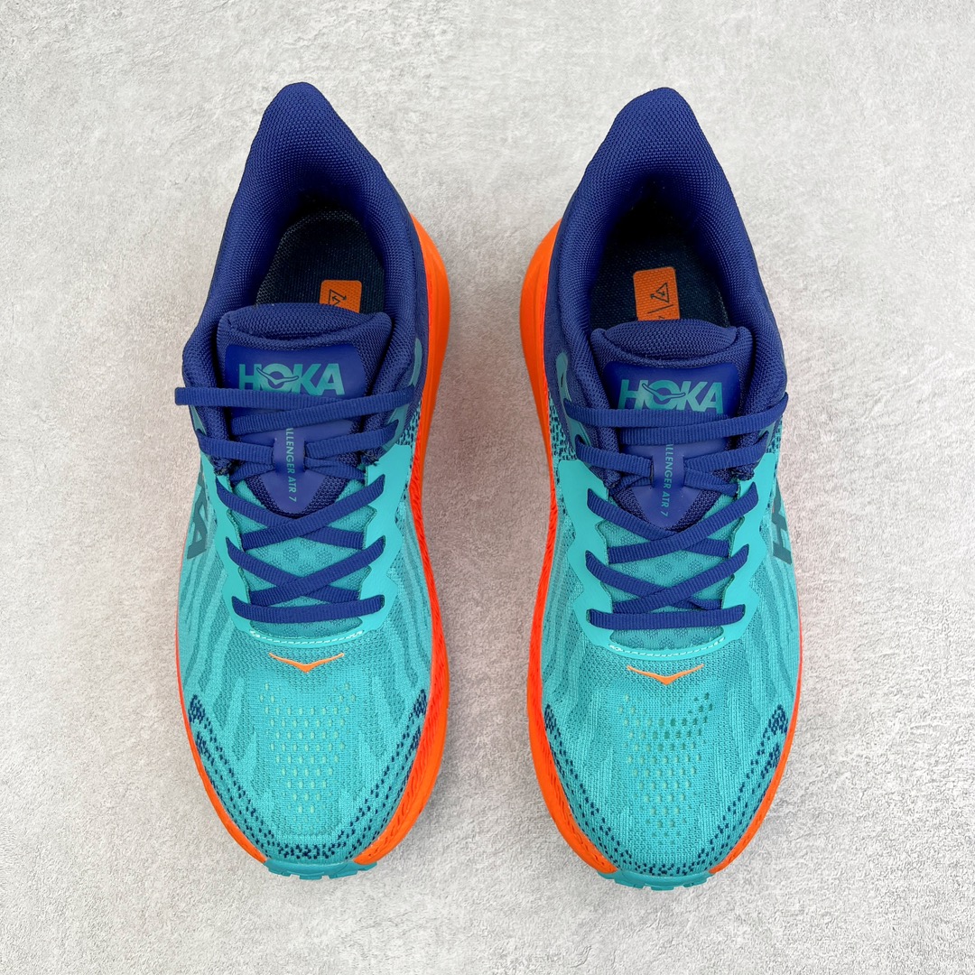 图片[2]-＃特价福利 HOKA ONE ONE Challenger ATR 7 挑战者七代轻便耐磨防滑跑步鞋 新一代Challenger泡棉中底减重10% 增加3mm强化缓震、打造Q弹脚感 后跟采用延伸设计 加强跟腱保护、便于穿脱 搭配环保工程网布增加透气、短靴细节防止碎石进入 重新设计的大底以轮胎刻纹为灵感 以更密集的全大底水波刻纹 搭配加大面积的高耐磨橡胶与4mm大刻纹设计 增加整体抓地力与稳定性 尺码：36 36.5 37.5 38 38.5 39 40 40.5 41 42 42.5 43 44 44.5 45-选品中心