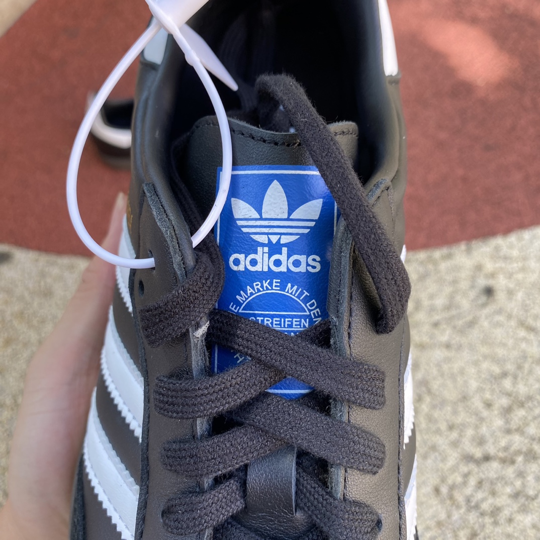 阿迪德训黑色尺码36-45AdidasOriginalsSambaOG黑色德训复古板鞋B75807