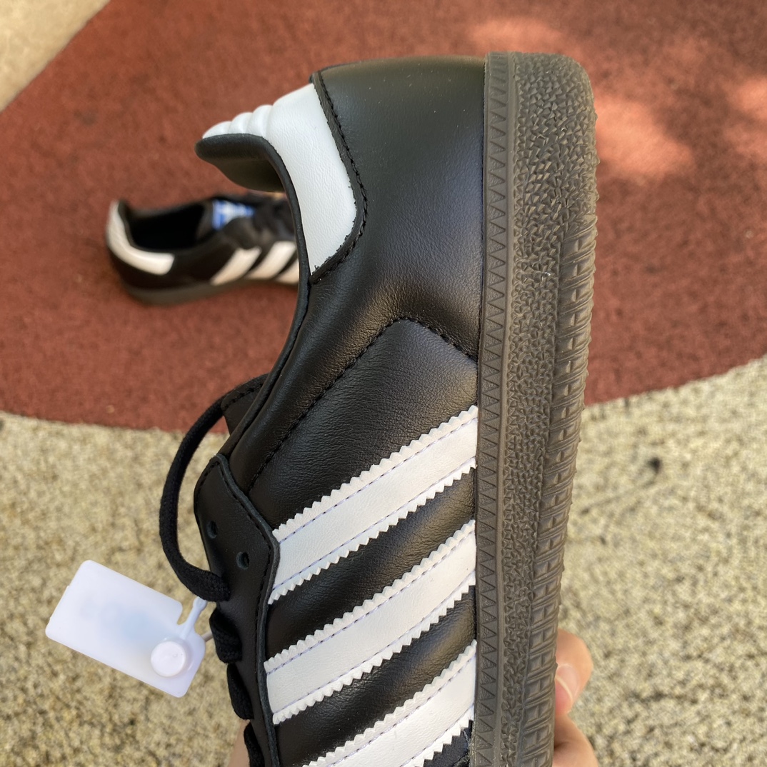 阿迪德训黑色尺码36-45AdidasOriginalsSambaOG黑色德训复古板鞋B75807