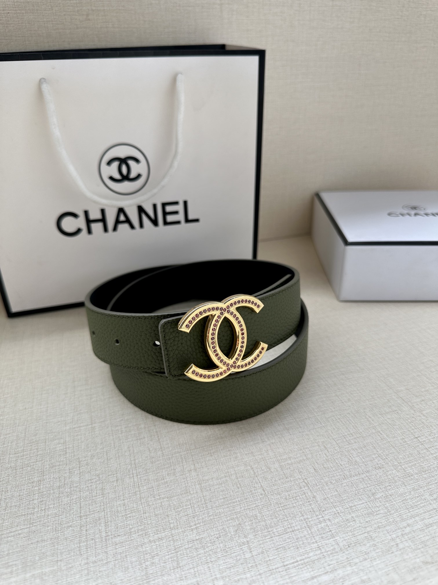CHANEL香奈儿专柜专柜同款皮带正