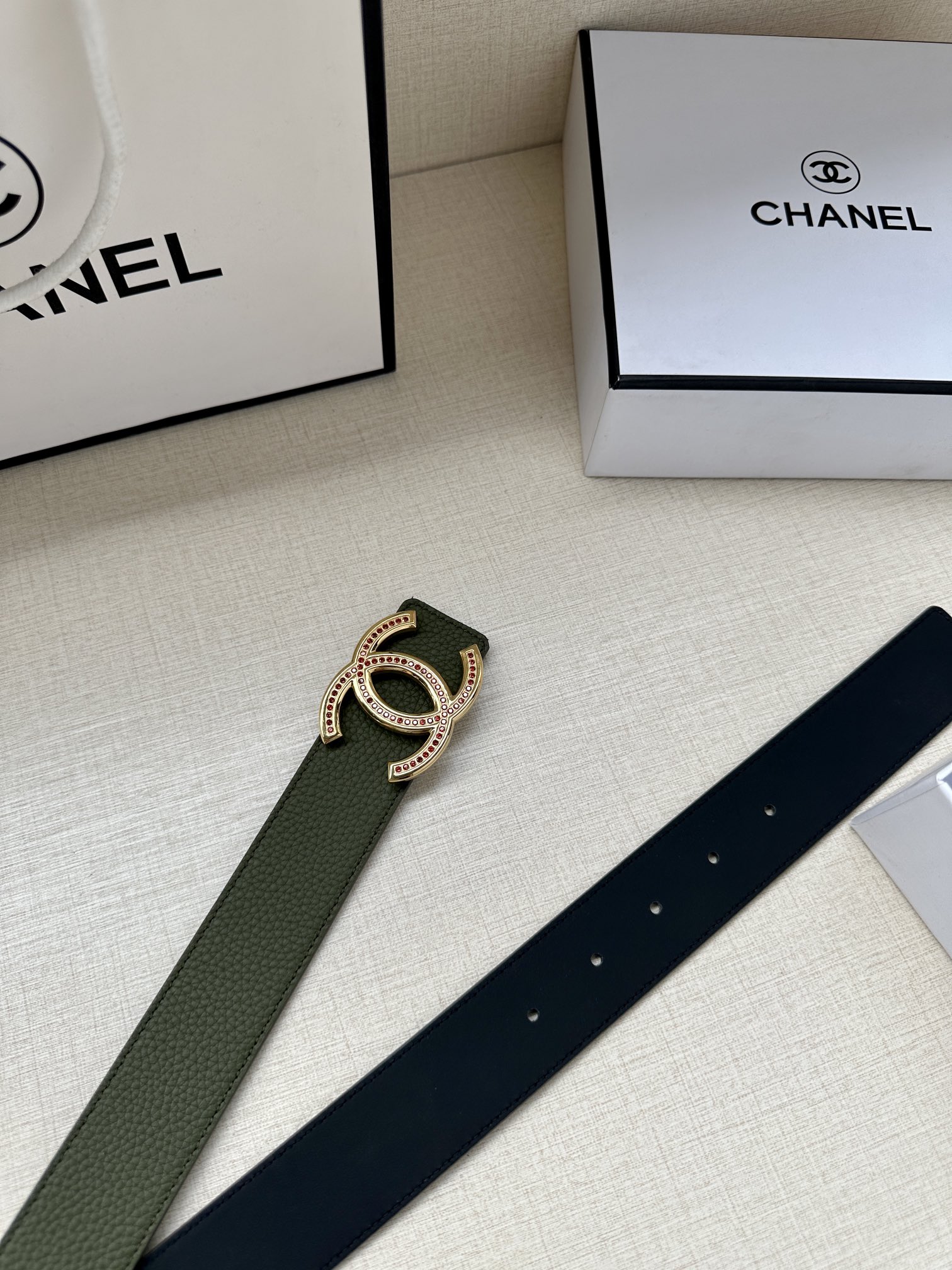 CHANEL香奈儿专柜专柜同款皮带正