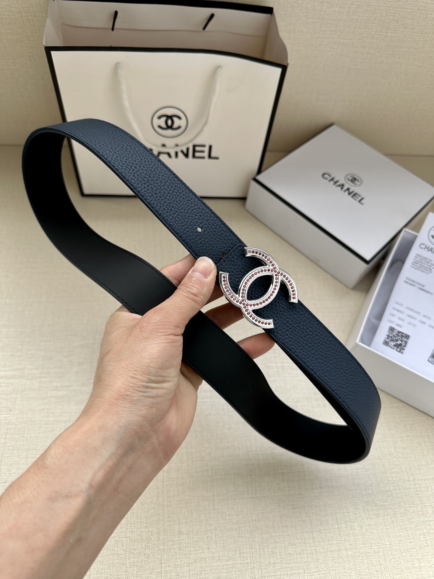 CHANEL香奈儿专柜专柜同款皮带正