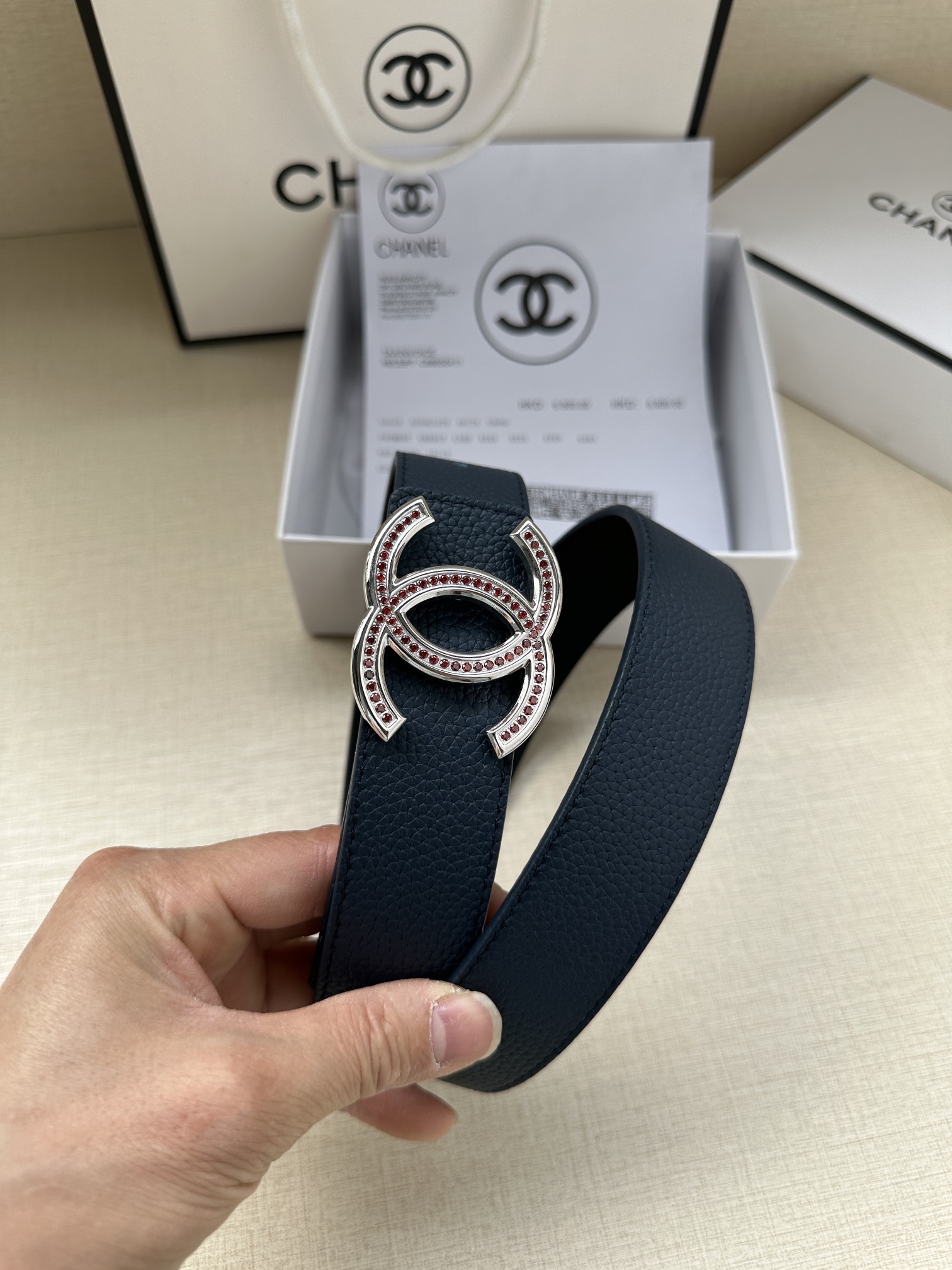 CHANEL香奈儿专柜专柜同款皮带正