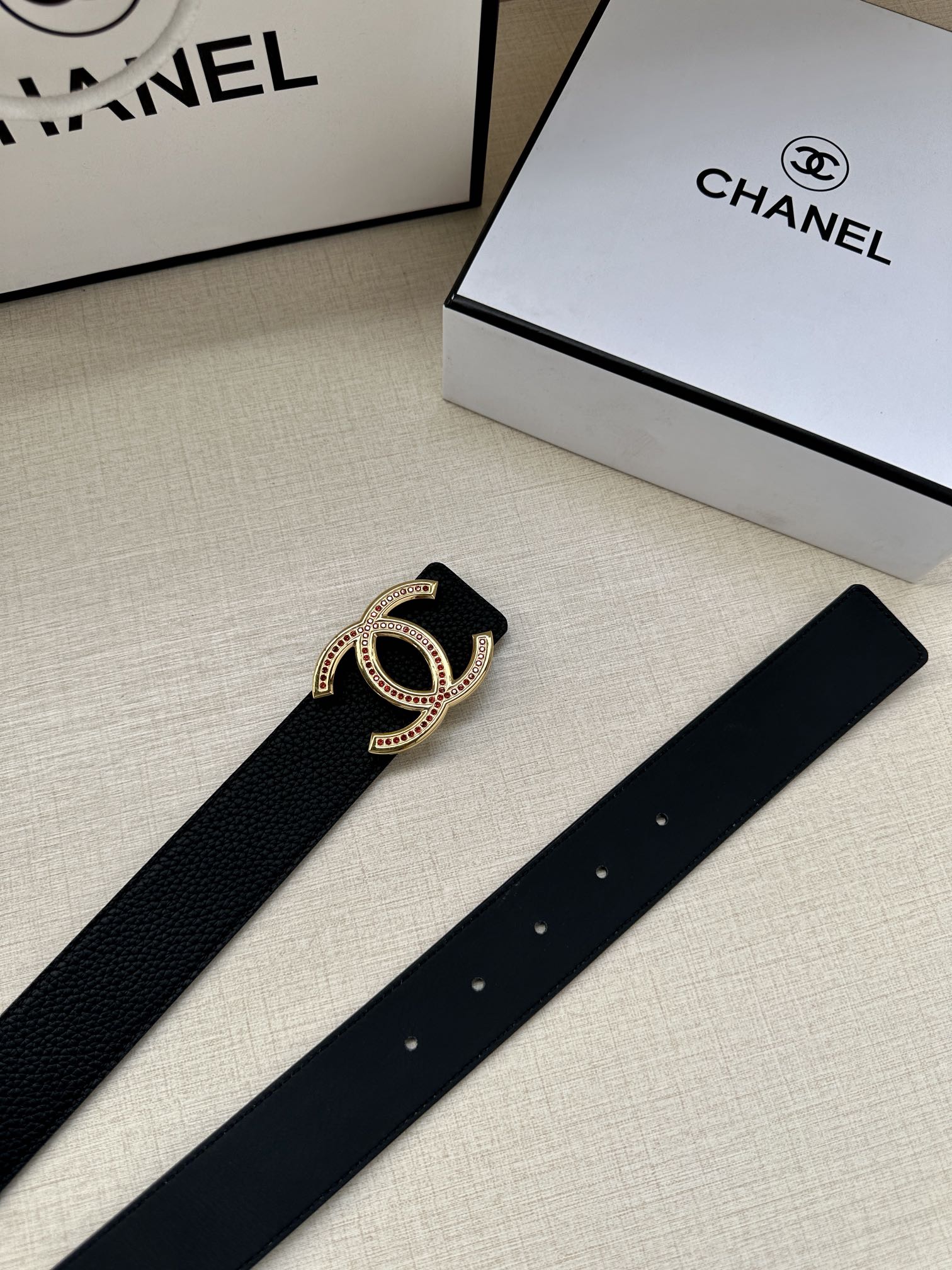 CHANEL香奈儿专柜专柜同款皮带正