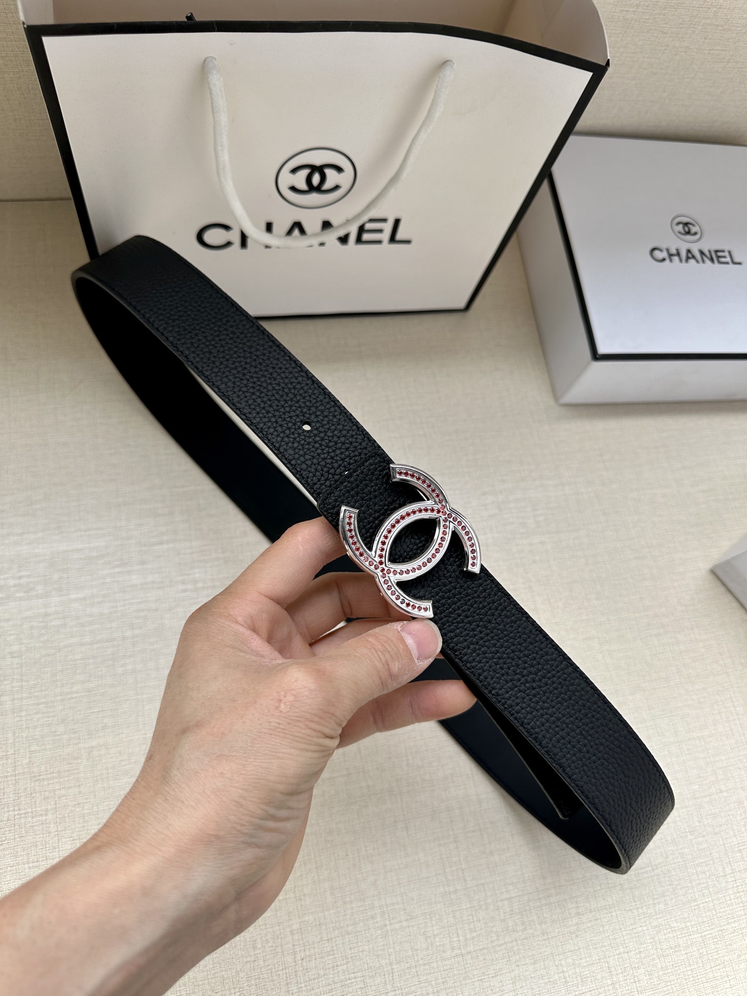 CHANEL香奈儿专柜专柜同款皮带正