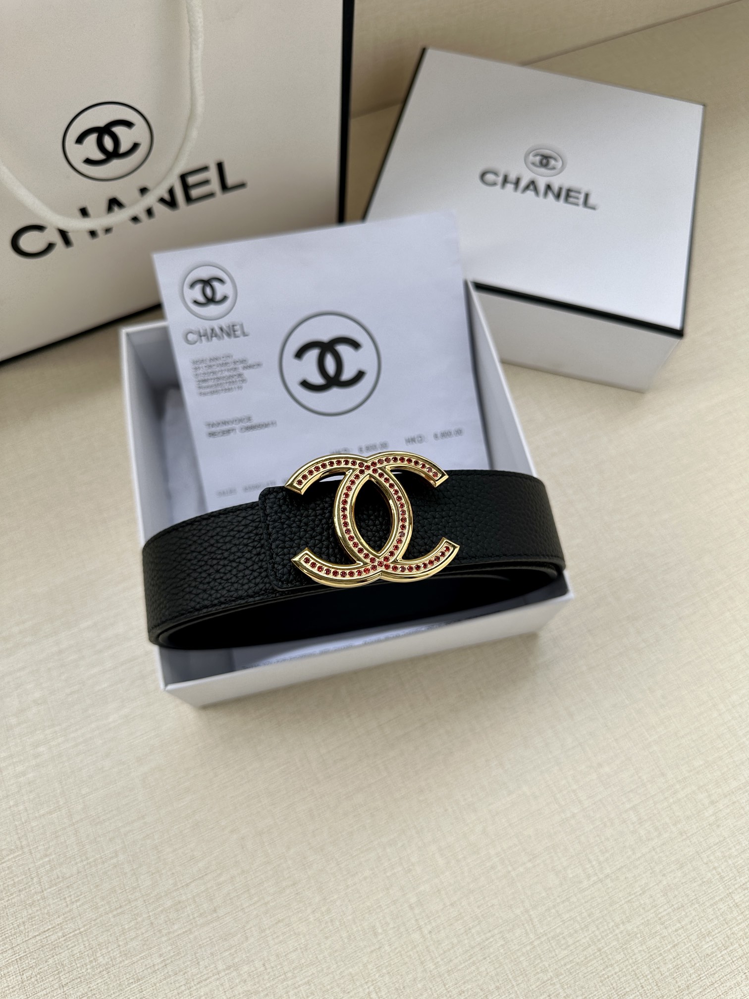 CHANEL香奈儿专柜专柜同款皮带正