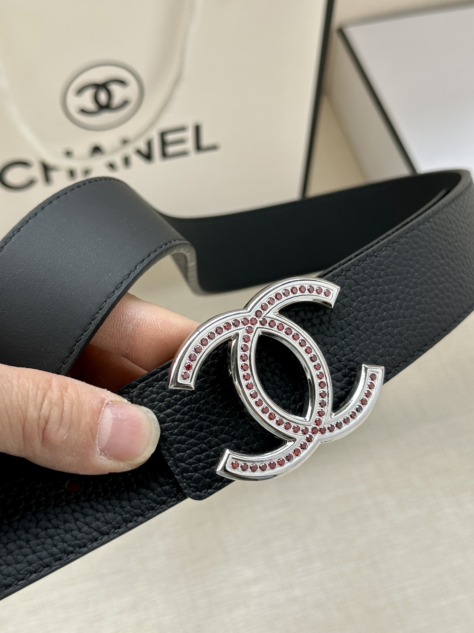 CHANEL香奈儿专柜专柜同款皮带正