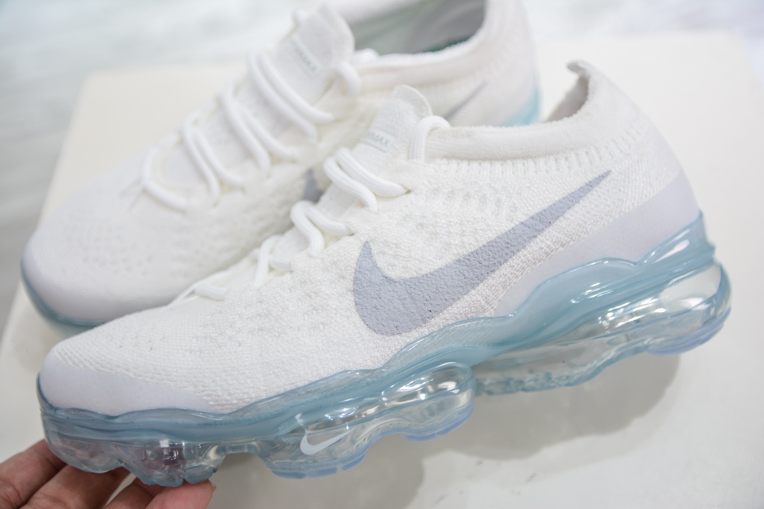 T 2023款NK Air VaporMax Flyknit 耐磨 黑白低帮跑步鞋 DV6840-100