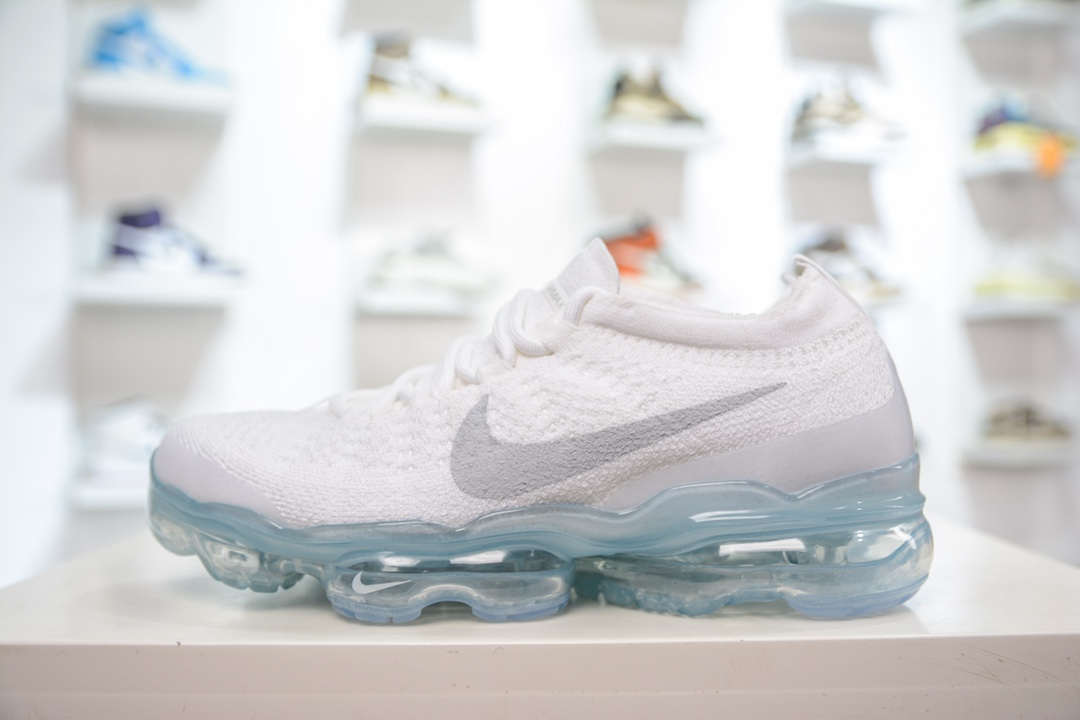 T 2023款NK Air VaporMax Flyknit 耐磨 黑白低帮跑步鞋 DV6840-100