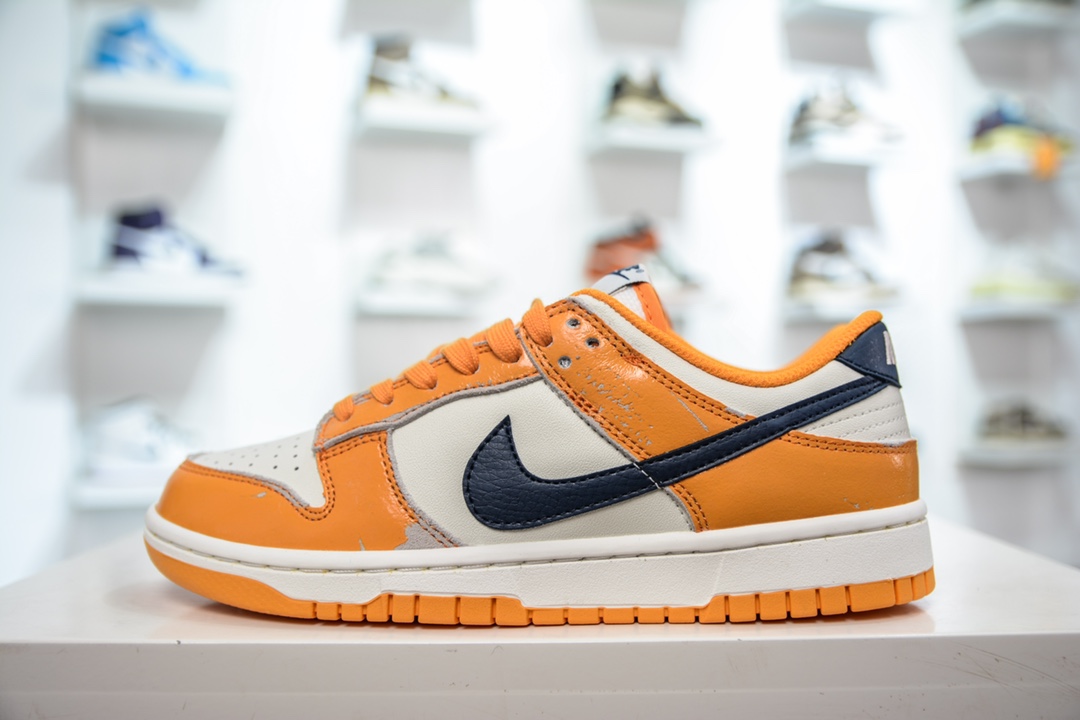 R NK Dunk Low ”Wear and Tear”刷漆橙白做旧 FN3418-100