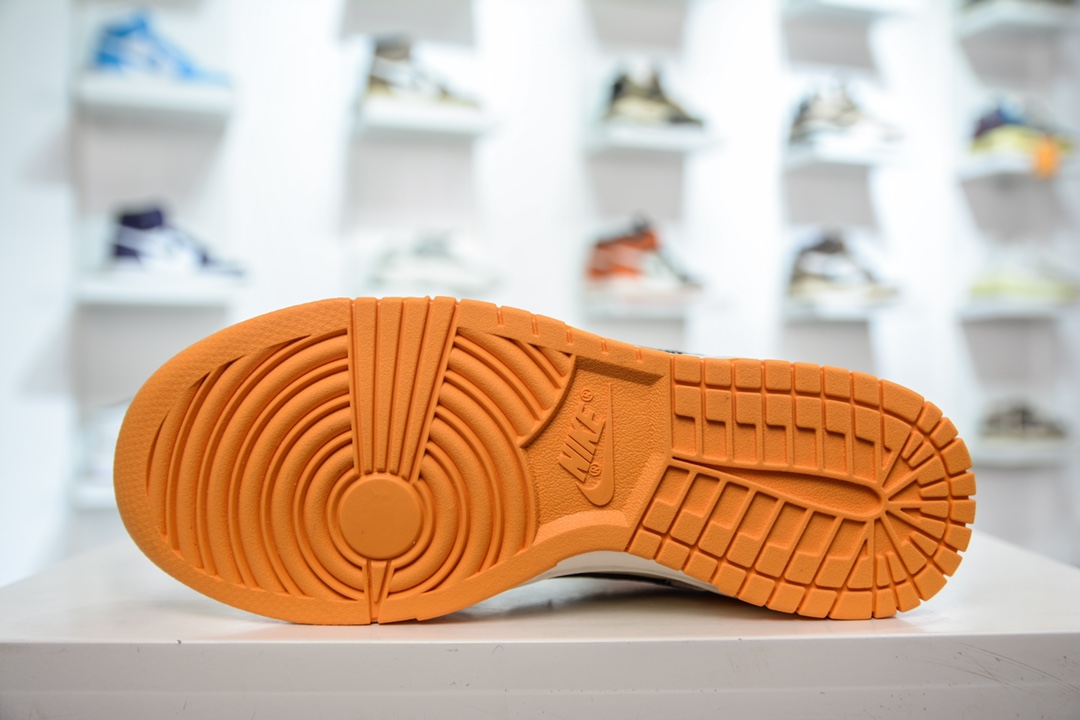 R NK Dunk Low ”Wear and Tear”刷漆橙白做旧 FN3418-100