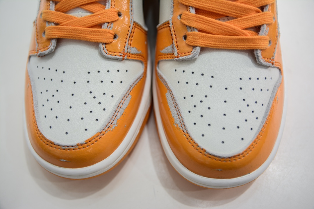 R NK Dunk Low ”Wear and Tear”刷漆橙白做旧 FN3418-100