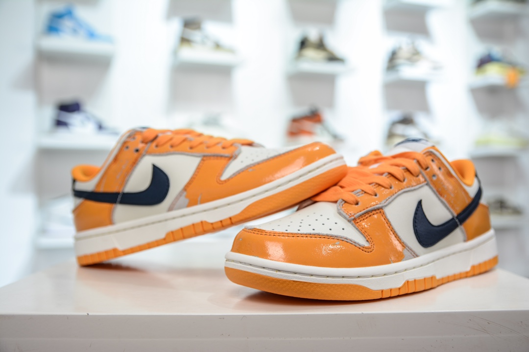 R NK Dunk Low ”Wear and Tear”刷漆橙白做旧 FN3418-100