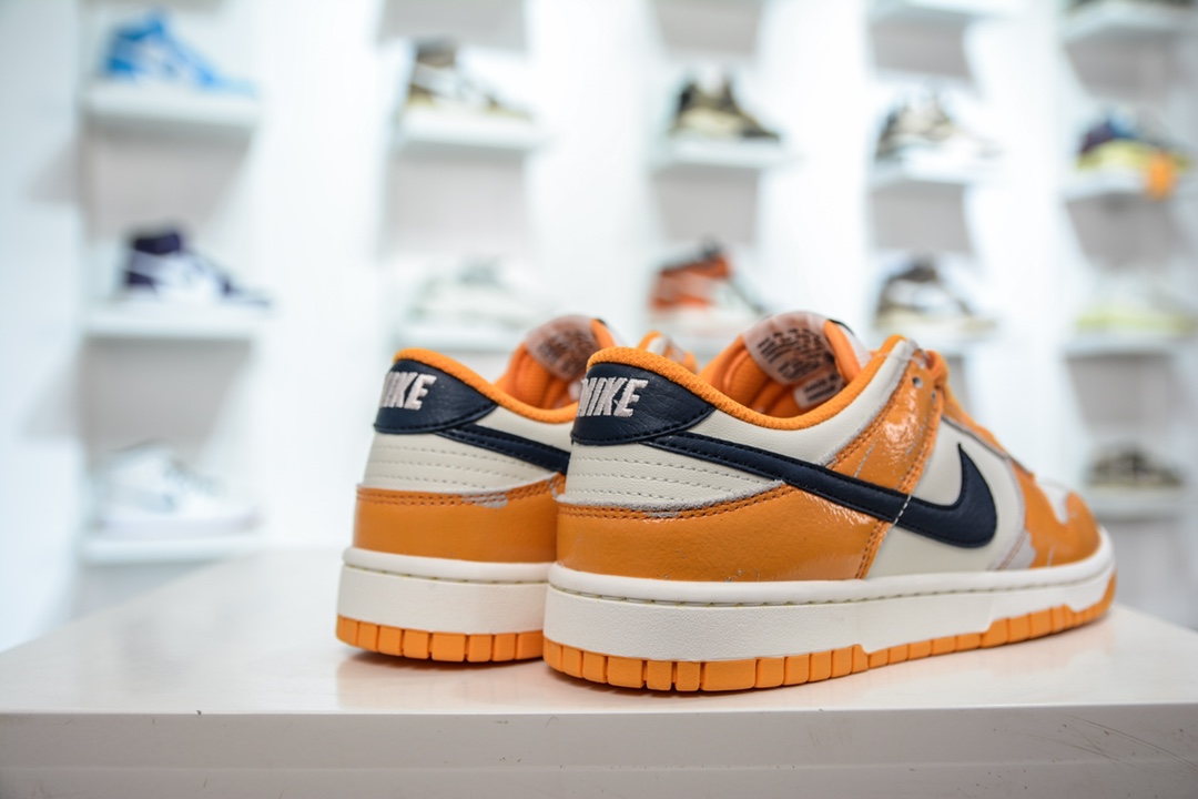 R NK Dunk Low ”Wear and Tear”刷漆橙白做旧 FN3418-100