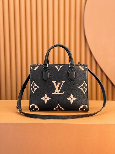 Louis Vuitton LV Onthego Bags Handbags Black All Steel M45659
