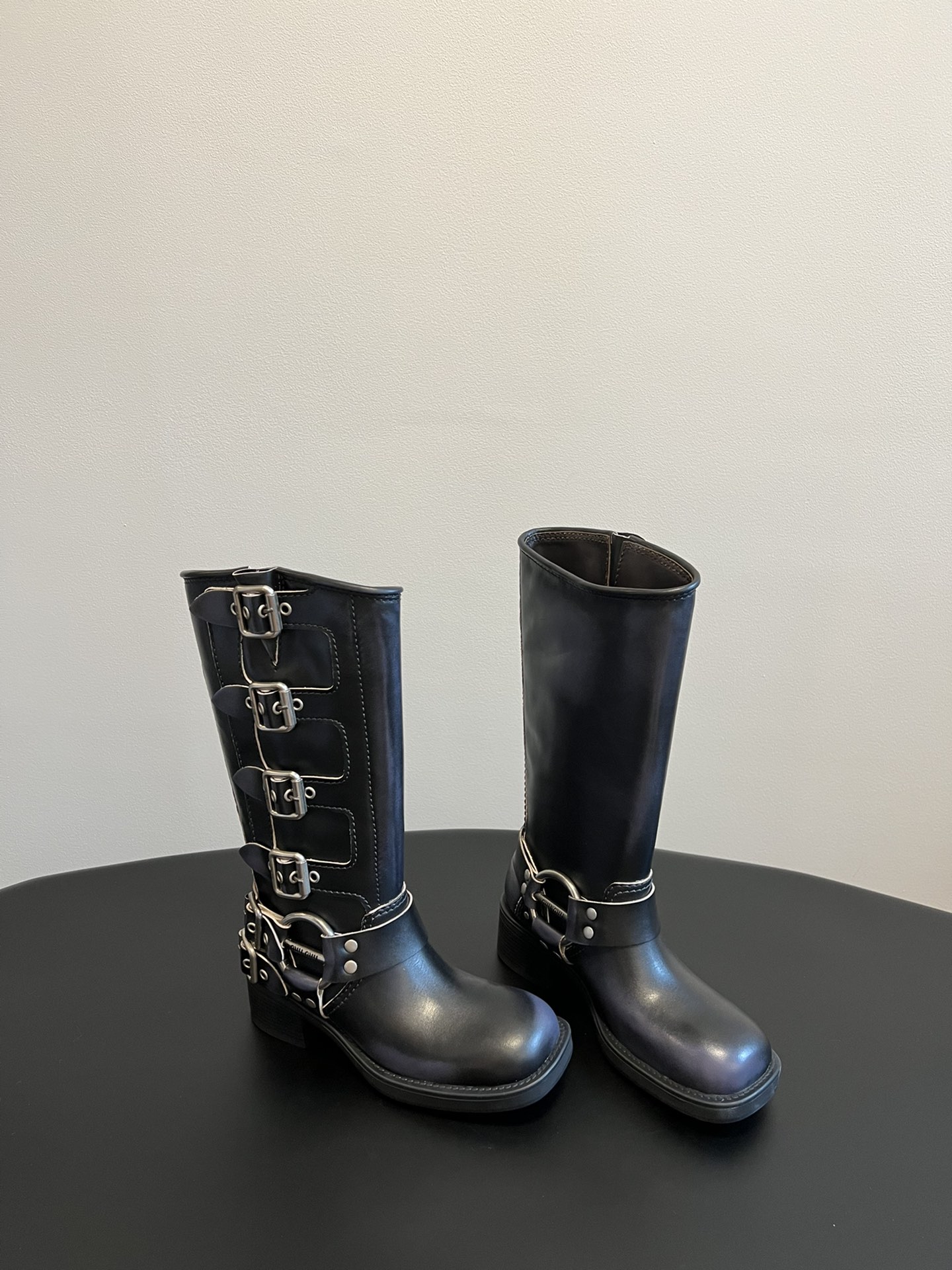 MiuMiu Bottes Cuir de veau Chamois vache Le TPU Collection automne – hiver