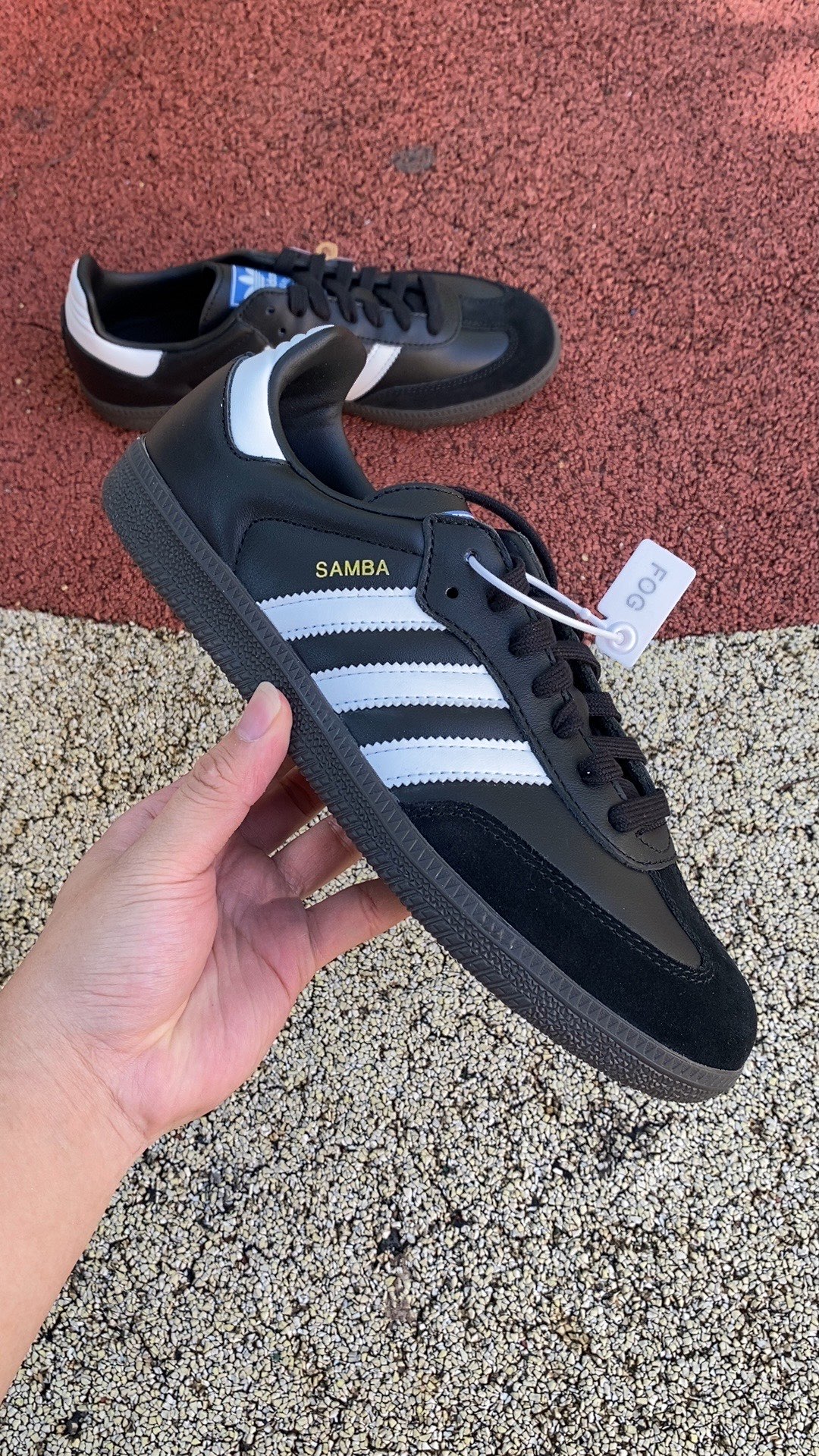 阿迪德训黑色尺码36-45AdidasOriginalsSambaOG黑色德训复古板鞋B75806