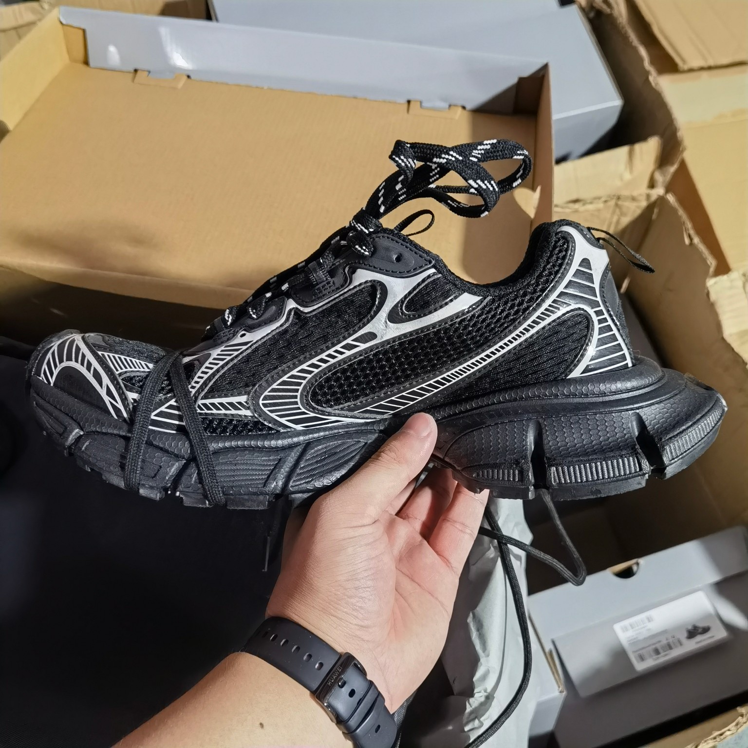 福利特价原价5003XL黑白鞋码35-45偏大一码总裁新M版出品-Balenciaga3XL巴黎世家老爹