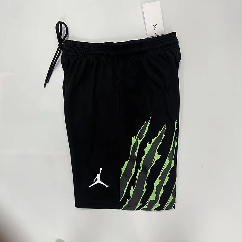 “QY 632 AJShorts: Flying Panthers in Tweed with Quick Dry Fabric, Black Leopard Scratch-Resistant” - 图片 3