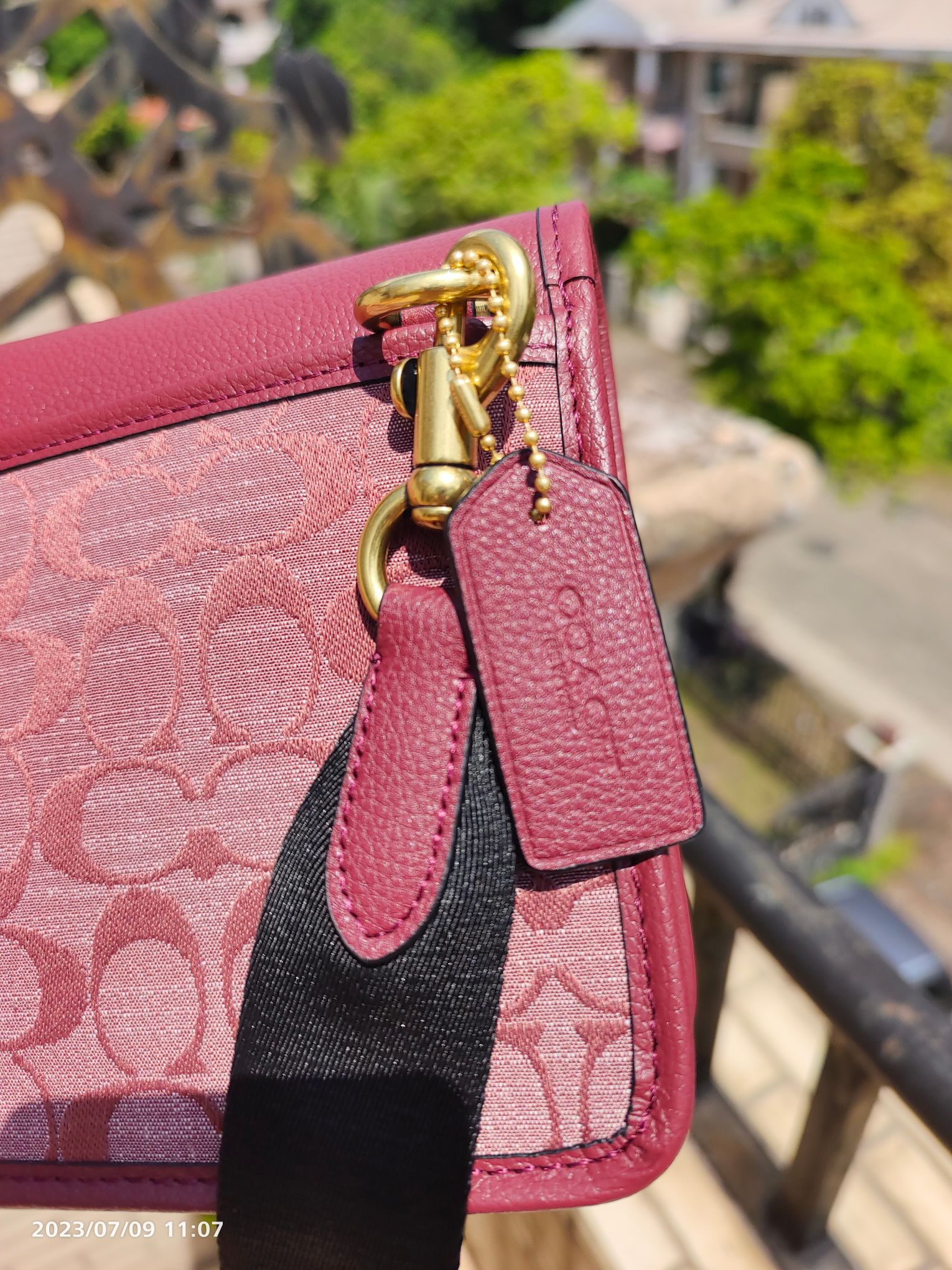 Coach ch828 6月新款COACH男款Turner Flap单肩/斜挎包 香布蕾配色