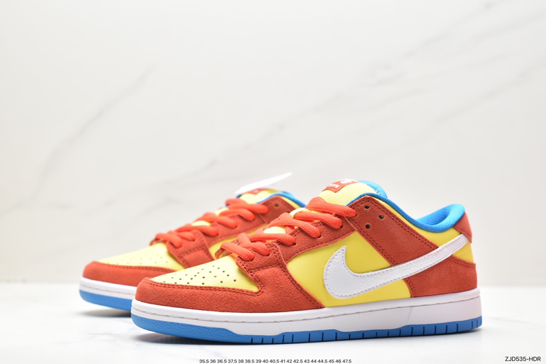 240 Nike SB Dunk Low “Bart Simpson” 辛普森 BQ6817-602