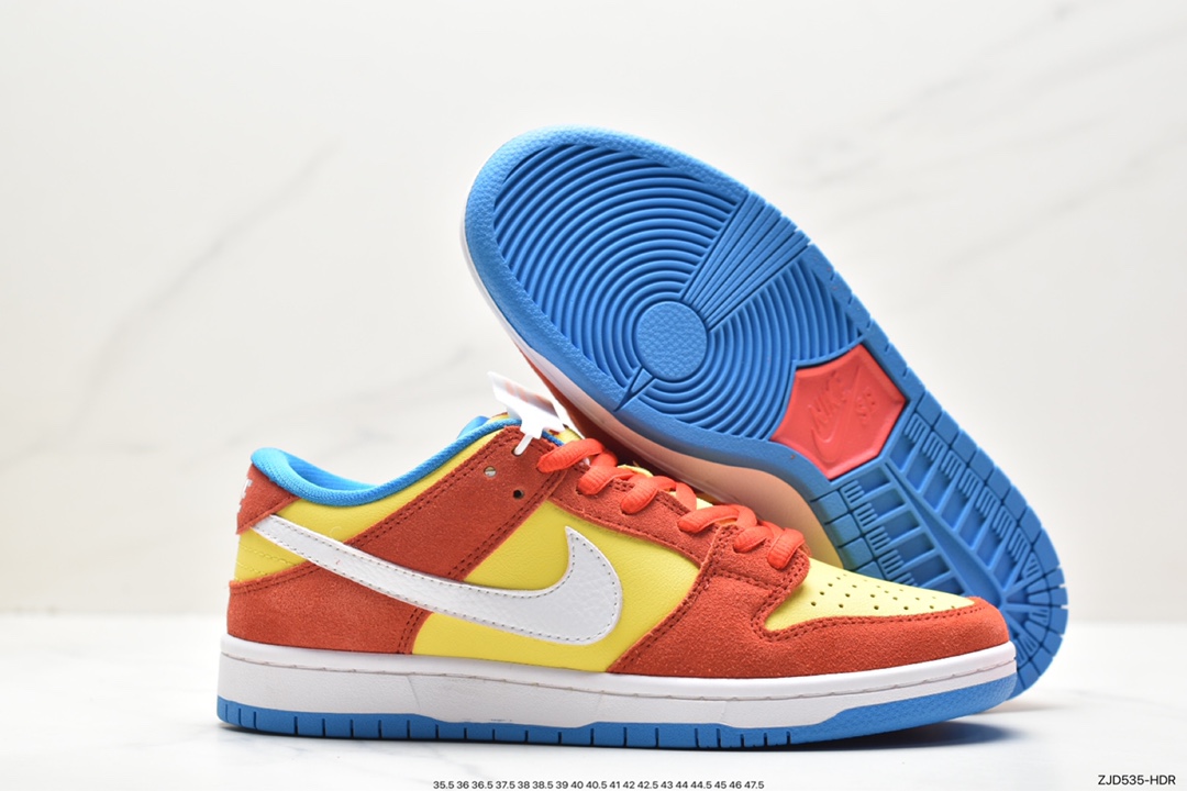 240 Nike SB Dunk Low “Bart Simpson” 辛普森 BQ6817-602