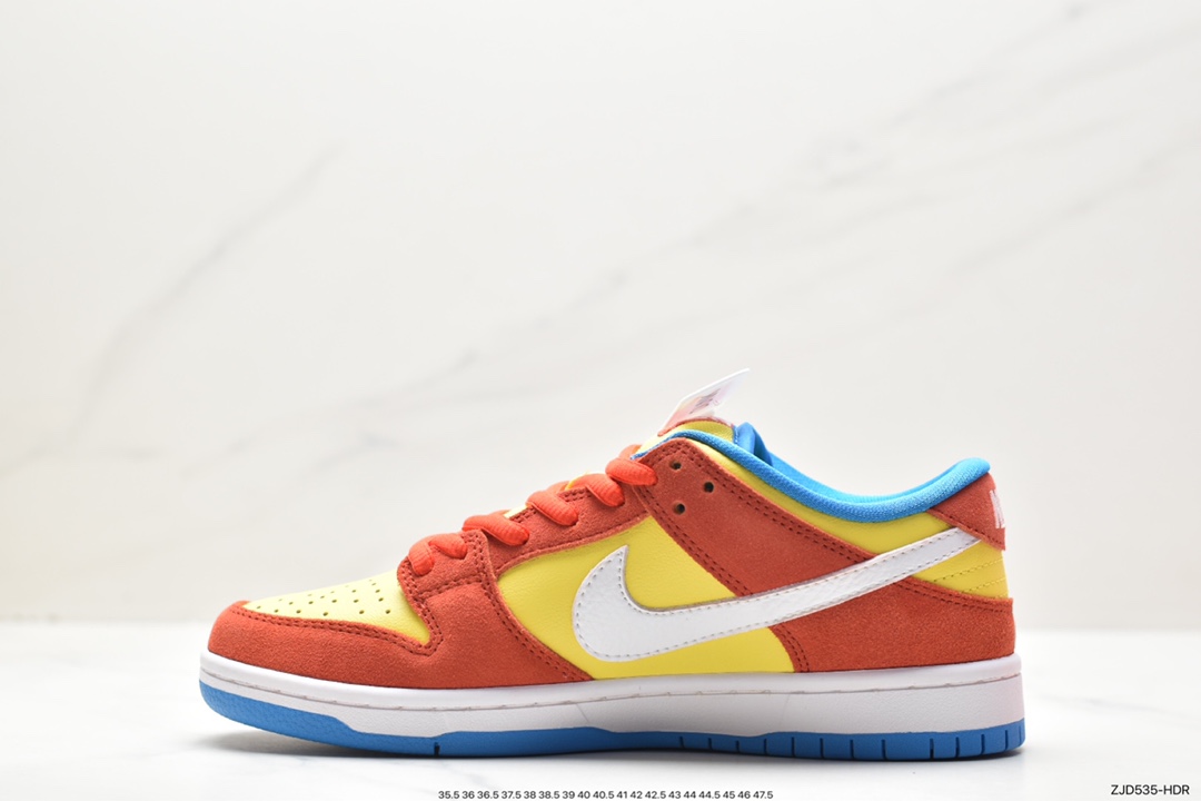 240 Nike SB Dunk Low “Bart Simpson” 辛普森 BQ6817-602