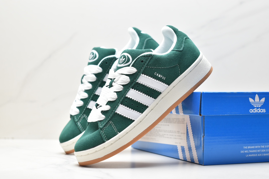 adidas Campus 00s green and white retro men's and women's shoes HO3472