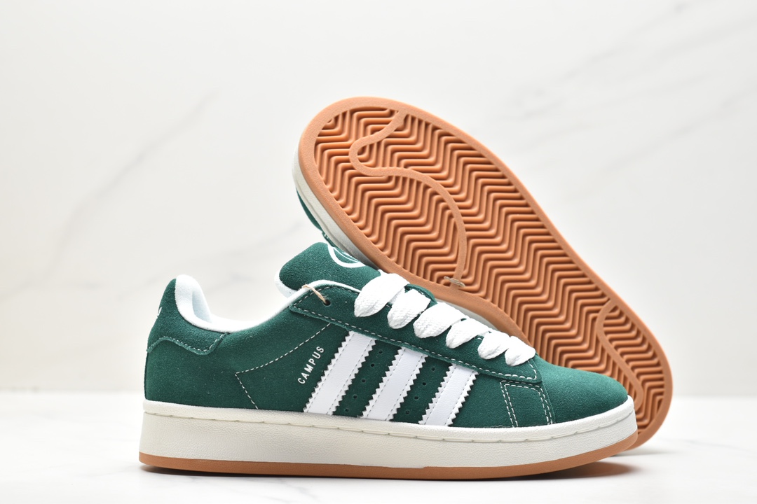 adidas Campus 00s green and white retro men's and women's shoes HO3472