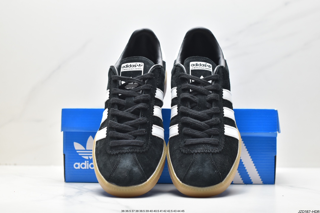 Adidas Originals Bermuda suede non-slip wear-resistant lightweight low-top sneakers CQ2781